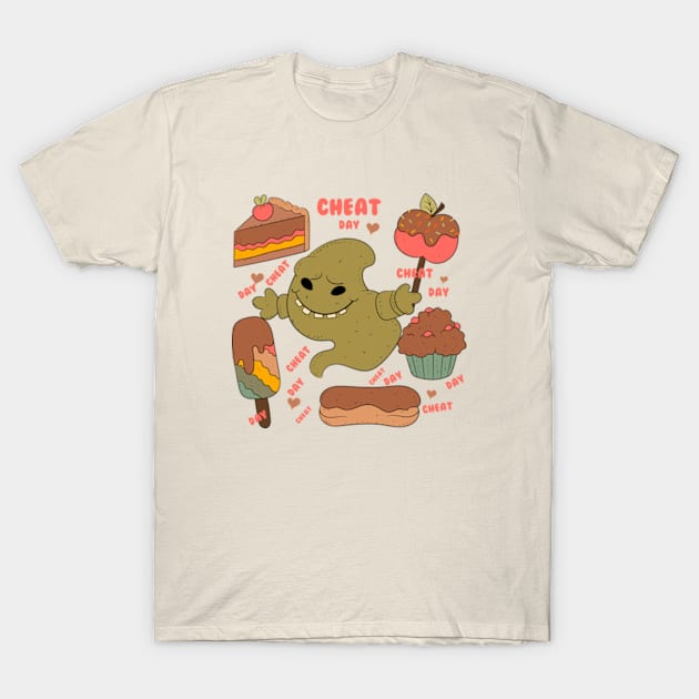 Cheat Day T-Shirt by Oiyo